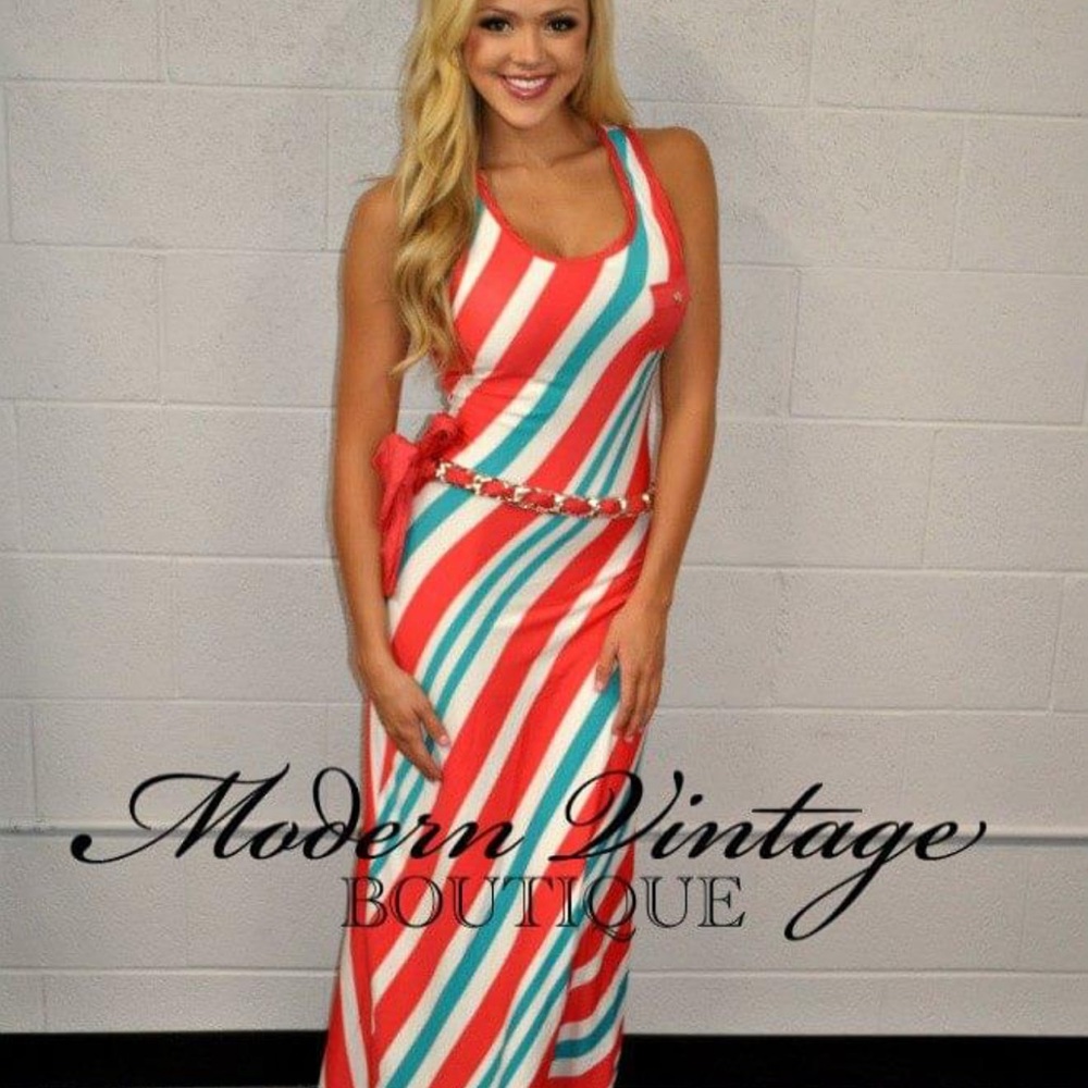 Modern vintage maxi dress